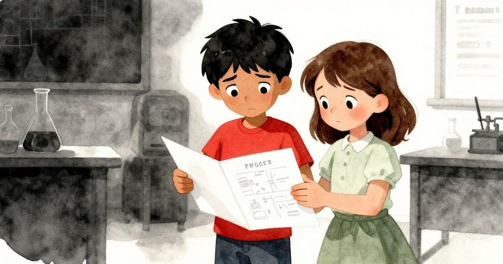 時間緊迫下，奧斯卡與依薇對視，臉上流露焦慮與堅定，內心掙扎與應變情緒鮮明呈現。