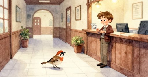 Paper Slipped Toward a Nest