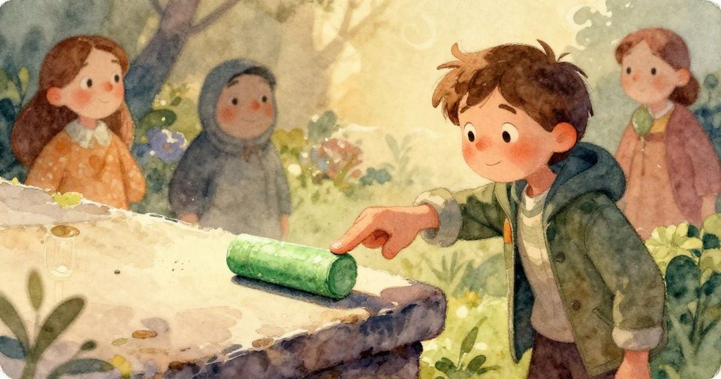 透過特洛伊視角，展現他用粉筆輕輕揮灑出起伏連綿的線條，專注和微妙痛感交織，故事情節漸入發展。