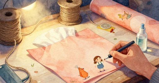 Waves in the Peach Paper