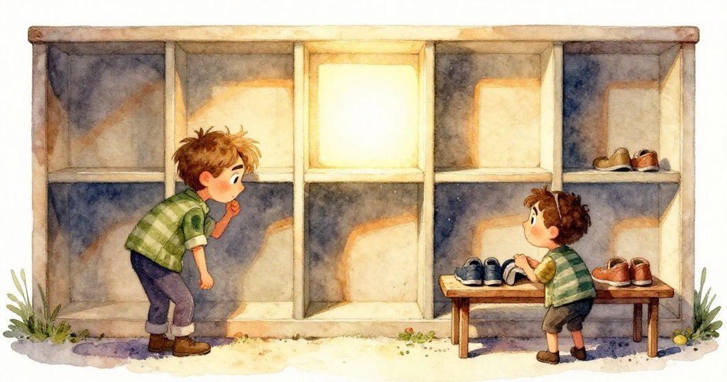 工作臺上展示著黑色牛津鞋，鞋跟在旋轉的拋光輪光影下輕微晃動，細緻呈現修鞋對象，充滿細節。