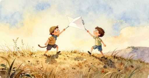 Amber Crease on the Paper Wing