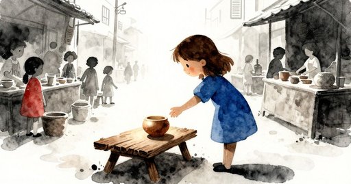 Clay Cup on the Edge