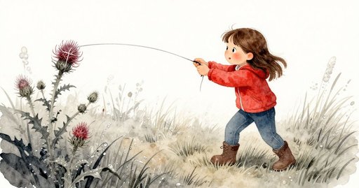 Frayed Line in the Evening Wind