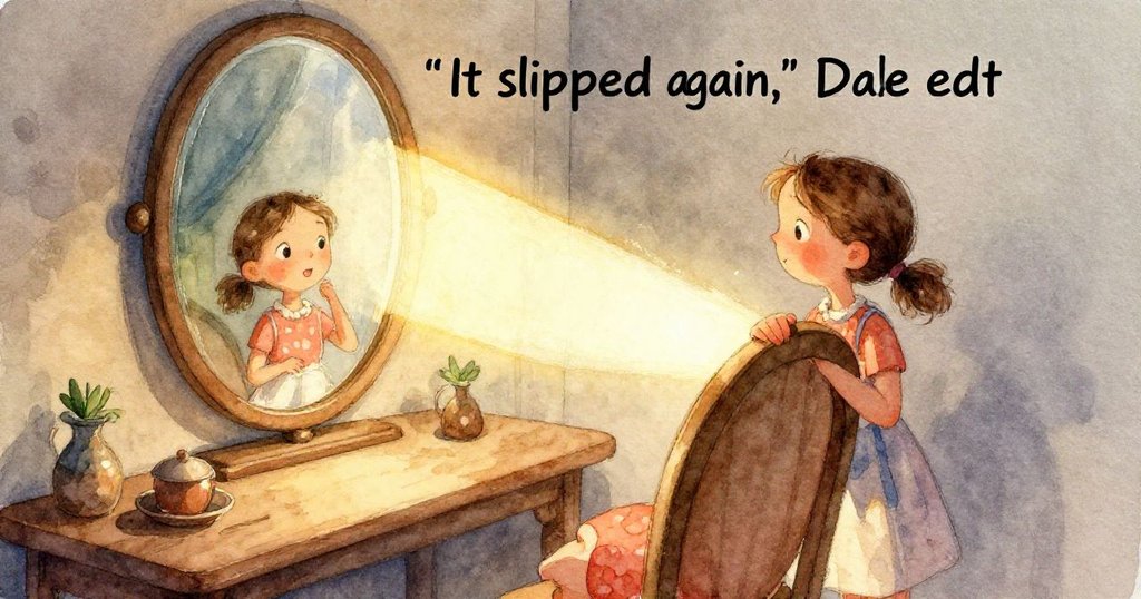 Pia細心將橡皮楔滑入下壓書本中，鏡面上光點閃耀，物件特寫展現專注與希望的細膩瞬間。