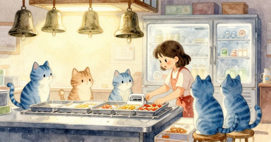 Suki精心製作的花形糕點特寫，閃爍糖花瓣在細節中呈現藝術感，表現出溫暖與精緻工藝。