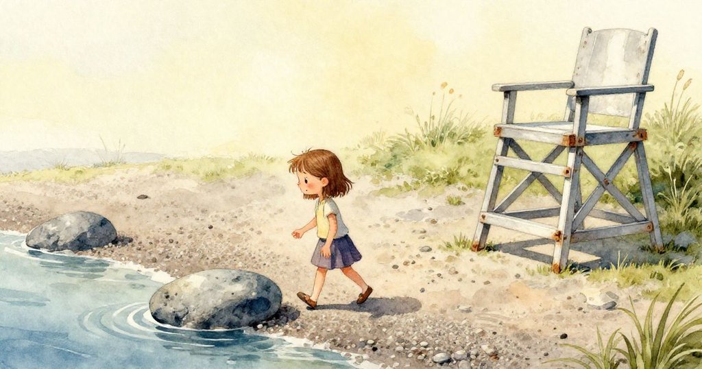 水下透視中，Tamsin的手輕撫石子，水滴與柔光相映成趣，呈現出幽幻靈動的美妙效果。