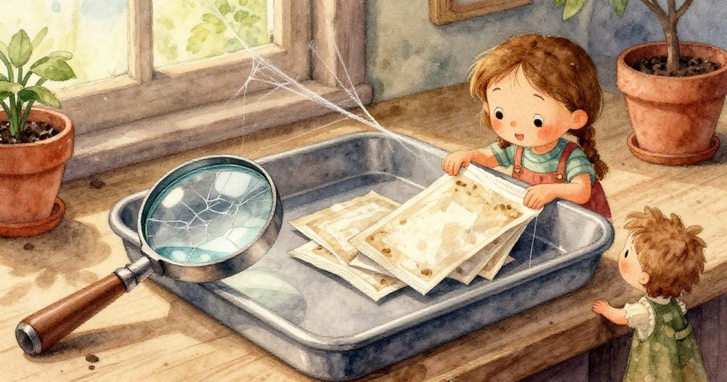 Opal以第一人稱視角觀察種子包裡的細節,指尖輕佻操作,陽光透過刻畫出膠質光影,進入深入探索時刻。