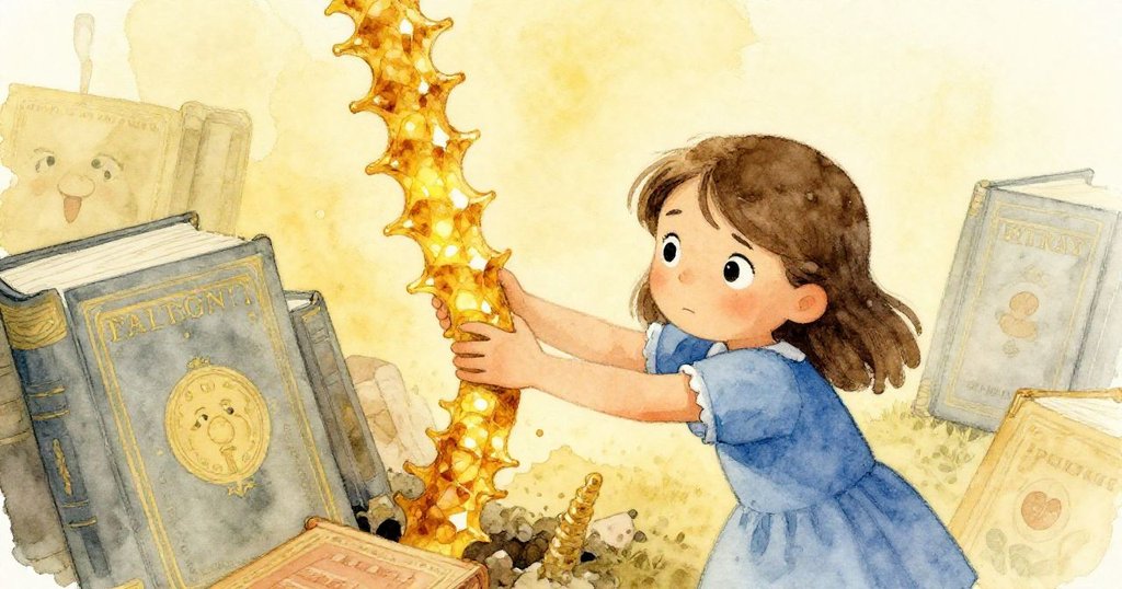 凱側身小心拉出古書,旁邊堆放著多本地圖冊,溫暖光線凸顯古書光澤,神情專注。