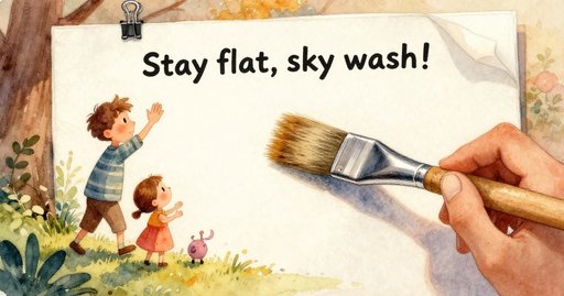 Sky After the Dropped Brush