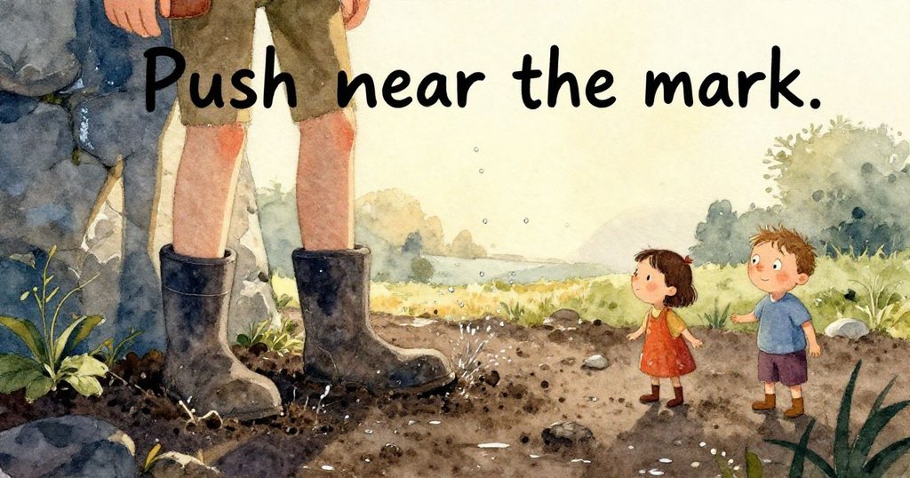 一隻幼鳥在傾斜石頭邊緣飛舞，迅速掠過銀色水珠，畫面呈現急促動感與自然生態細膩互動。