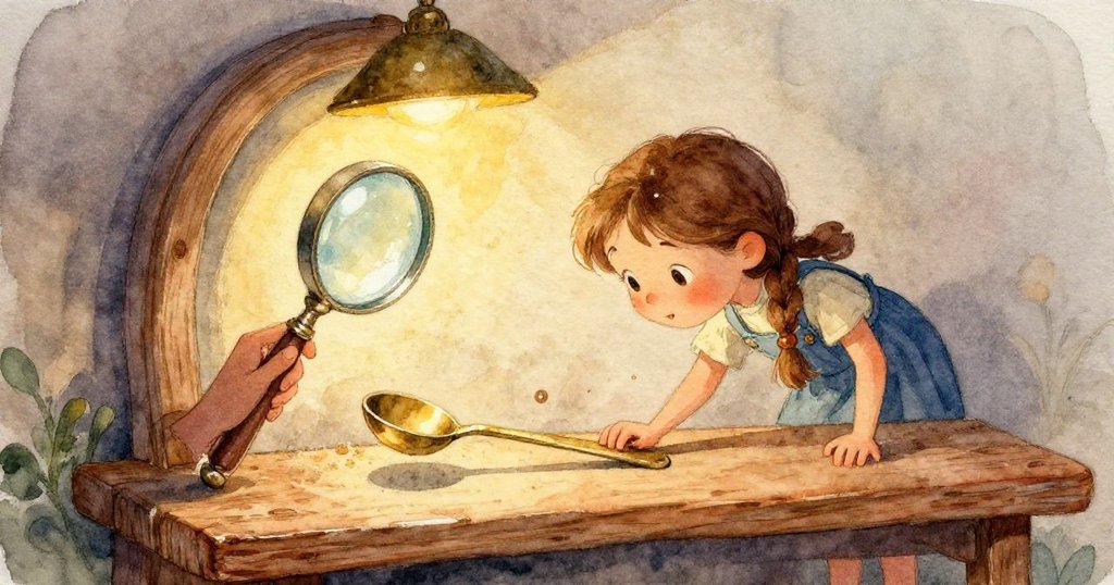 戶外花園中,成年園丁在整修香草畦,乾燥薰衣草隨風輕動,背景中隱約可見Xara忙碌情景,季節氣息濃厚。