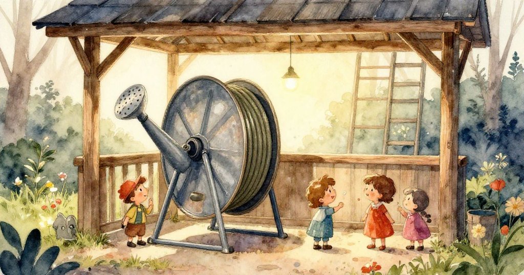 蜜蜂在綠意盎然的庭園中盤旋，輕觸香草與生菜，捕捉自然細節與光影交錯的生動情景。