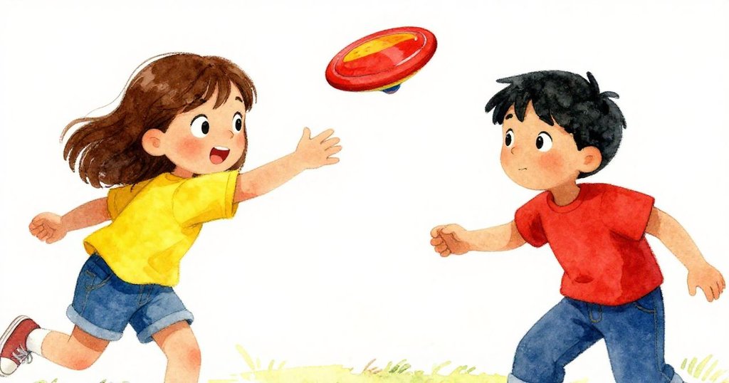 Willa和Zander互動中,Willa發力旋轉轉盤稍觸到Zander的轉盤,兩人表情專注且流露出愉悅。