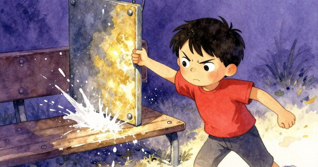 Zane用前臂緊夾面板，面板揮動時水花濺起，緊張氣氛中展現決心與一刻凍結的動感。