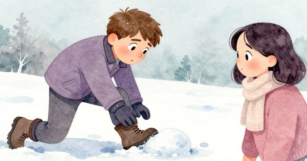 保羅堅定壓向凍著凸點，花娜關切扶助，臉上流露出掙扎與決心，展現共同克服挑戰。