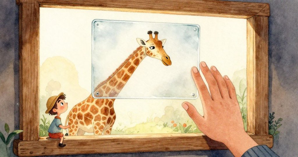 水滴在窗格邊緣凝聚,細膩映出旁邊的手稿,光影交錯中透出藝術與自然的微妙張力。