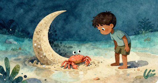 Lines Drawn by a Crab