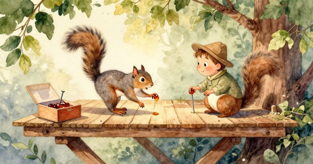 雷法爾的手沾著松脂，仔細端詳刻有歷史痕跡的木板與彎曲的釘子，動作專注，呈現出自然素材的質感。