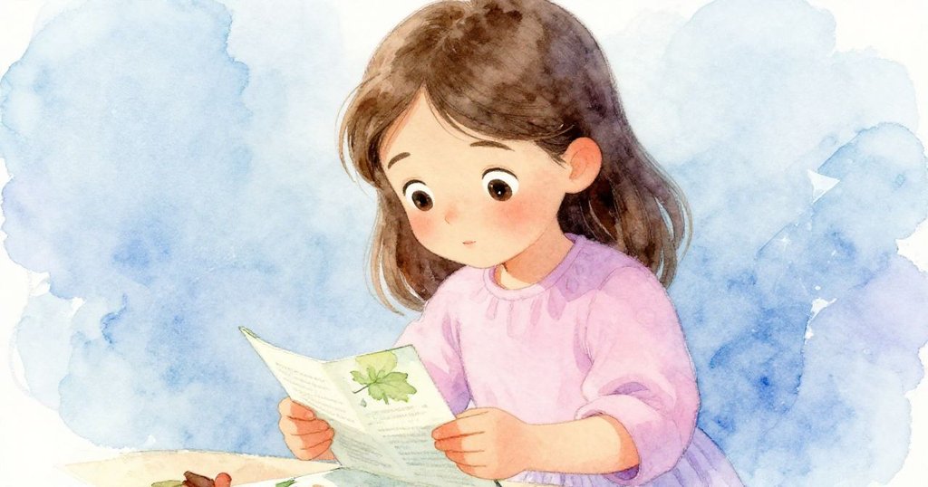 Viola專注揉著摺疊傳單，臉上流露出擔憂與決心，近距離細節展現等待中的期待與情感。