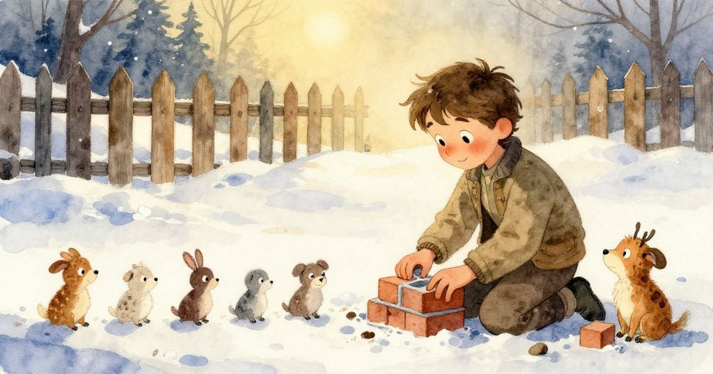 海斯戴手套的手細緻地將雪泥壓進塑料模具，展現出專注與工藝的細節。