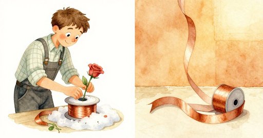 Knotted Ribbon, Late Roses