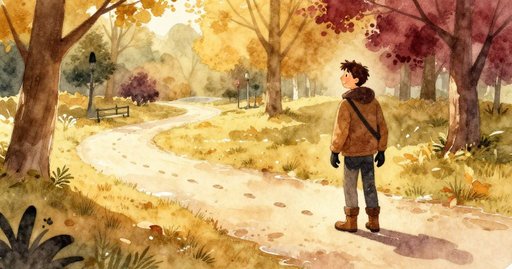 The Moment the Leaf Loosened