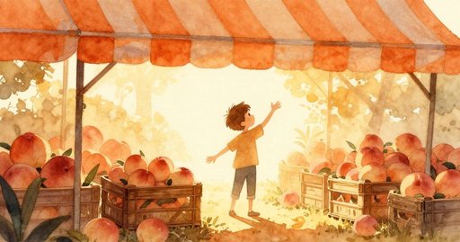 Peaches Shift at the Touch of a Wing