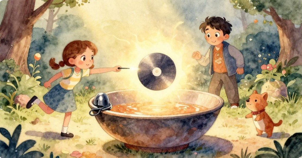 Cora的陀螺細節特寫，表面有刮痕和鬆動螺絲，線纖維磨損，展現歷次挑戰痕跡。