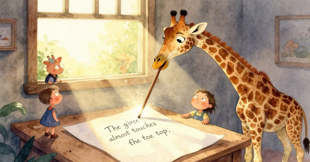 窗外輕柔雲影掠過，玻璃光線逐漸柔和，室內剪影變得朦朧，氛圍平靜且溫柔。