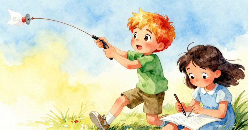 加雷斯迅速換握收線，報紙碎片飛舞，法伊專注繪下瞬間動作，展現故事高潮動能