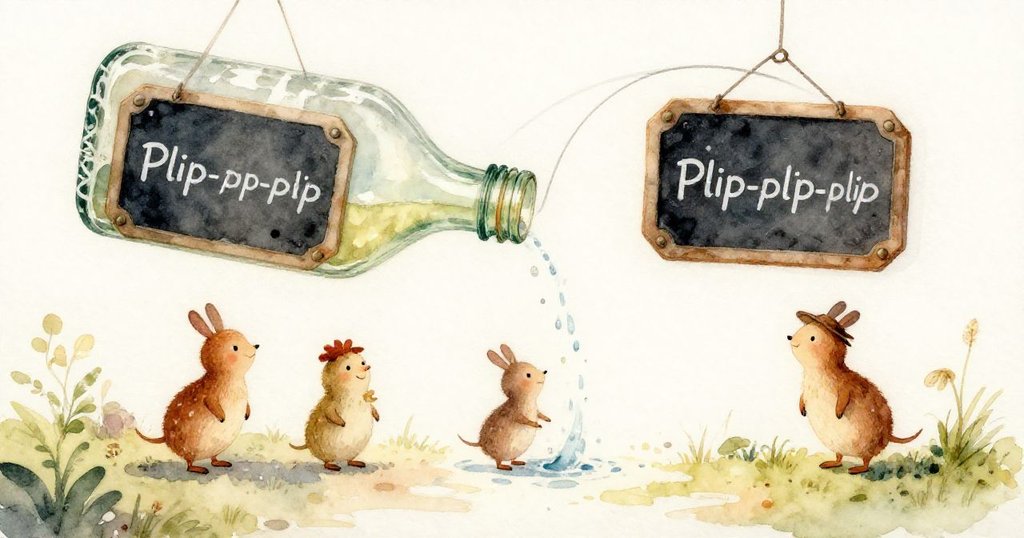 Wyatt的手輕握舊塑料油漆瓶，瓶身斑駁且流露出油彩痕跡，細節豐富顯現創作歷程。