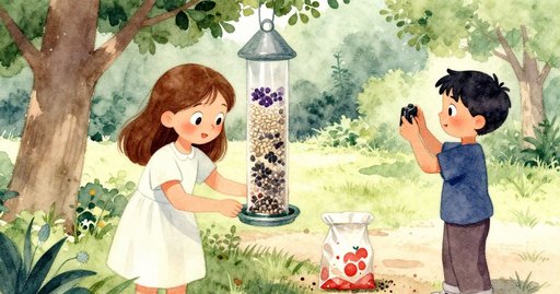 Spilled Seeds Before the Goldfinch