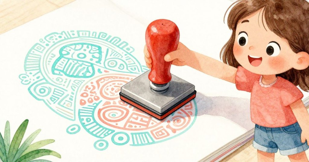 墨水慢慢滲透與擴散，Josie 驚訝望著漂浮墨線，場景呈現奇幻錯落幾何感與細膩紋理。