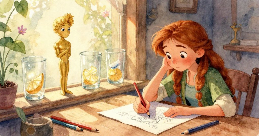 Oscar的手輕移藍色玻璃杯，毛巾邊染出細膩色痕，展現專注細節與溫暖家居氛圍。