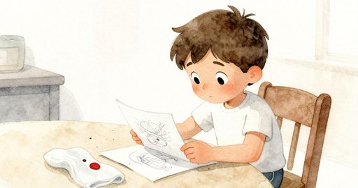 Green Lines Across the Towel