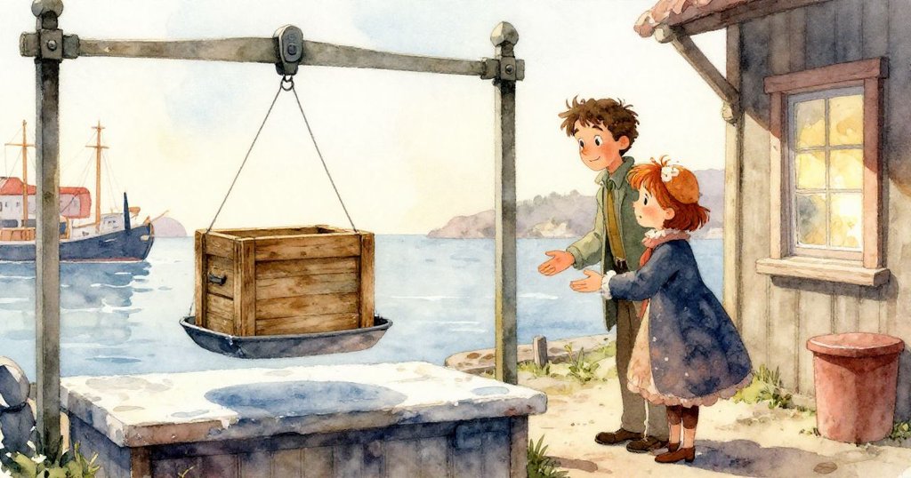 Grant 小心握著生鏽扳手,Fern 輕放木楔於冰冷花崗岩上,水滴與冰霜細節展現冒險準備。