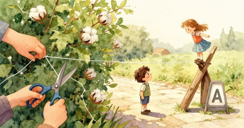 近景展現Felix腳旁開蓋籃內微型花園，苔蘚、小石子與枝條細節豐富，溫柔光影中散發秘密韻味。