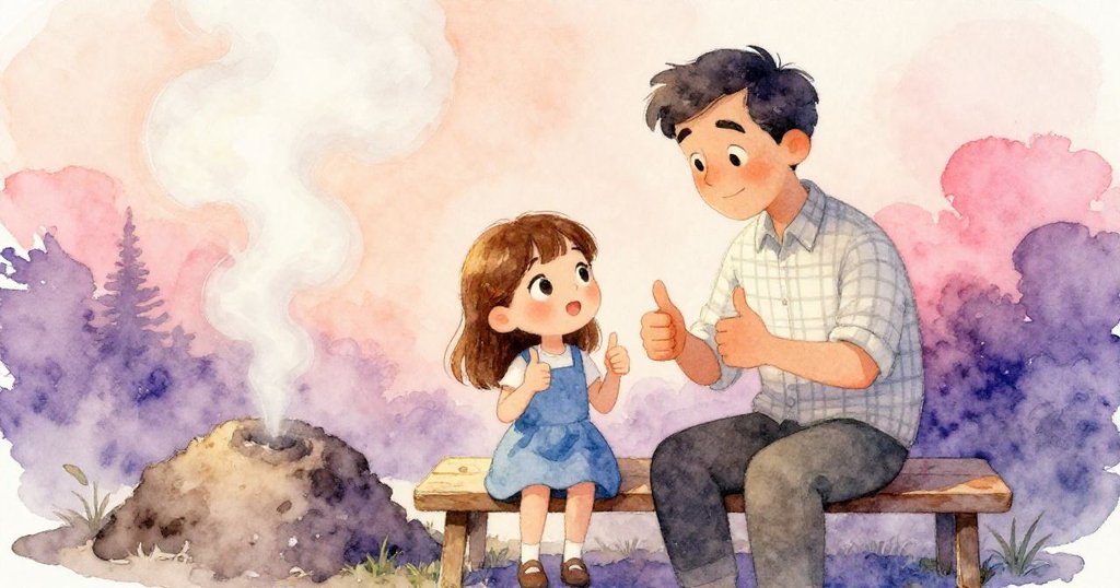 當穩定甜美蒸氣緩緩上升時，Hope與Jarvis在長椅上交換豎起大拇指並計時，臉上流露出滿意與溫馨的表情。