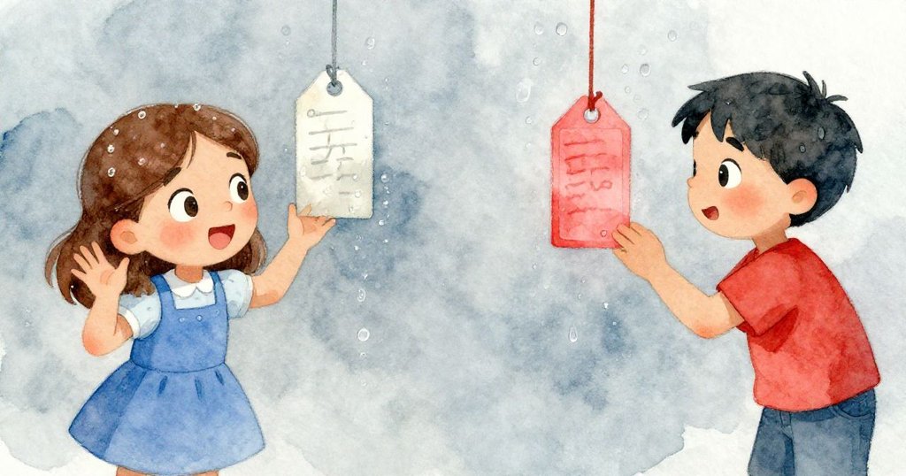 在展示櫃旁,Eli與Cleo從兩側靠近,凝視被霧氣掩蓋的手寫牌,表情專注而略帶緊張,細節豐富展現謎樣氛圍。