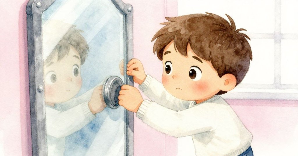 福雷斯特面露凝重與微怒，專注用橡皮楔調整鏡面，光影交錯呈現內心掙扎，情節逐步轉向解決