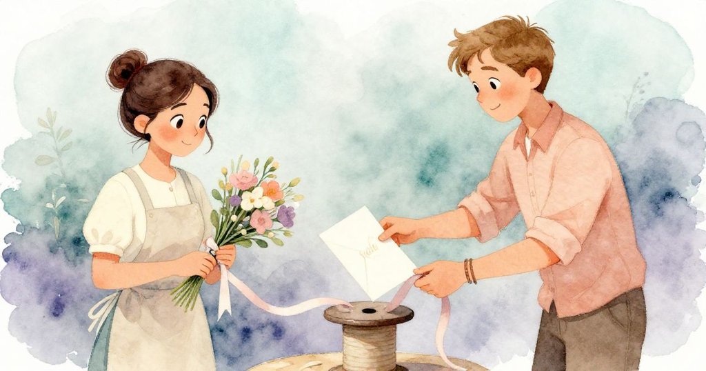 Sable與Jude分屏操作絲帶卷，雙手在中間交匯，細緻呈現合作努力與專注情境，故事發展清楚展現共同行動