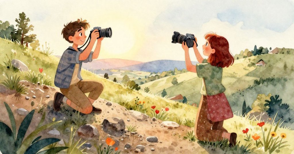 候選石頭滾向扭曲樹根旁停下，露出隱藏空洞，伴隨小鳥掠過，細節清晰展現自然韻味。