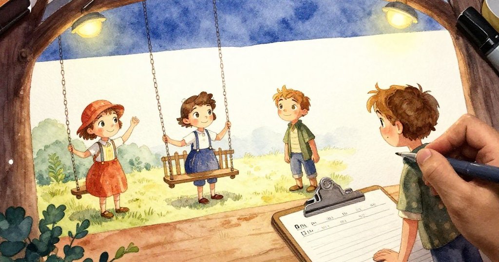 多利安的鞋子在現代光滑的瓷磚走廊上急速前行，背景模糊呈現現代感，展示故事發展。