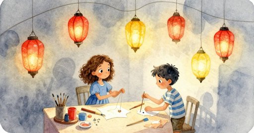 Leaves Drifting Through Light