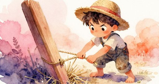 Straw and Moving Water