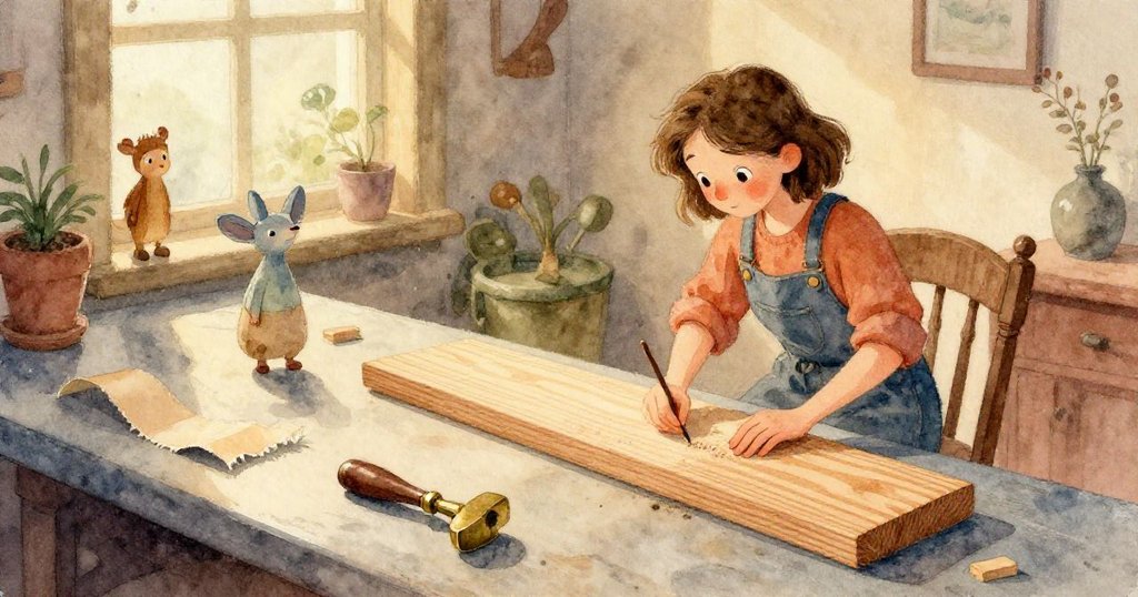 木塊上樹脂流動形成超現實幾何圖形，質感與抽象圖案交織，呈現神秘工藝變化