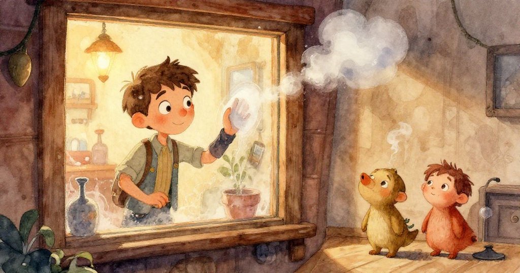 格里爾專注地用勺子舀取光滑彈性的珍珠，近距離展現手部細節與液滴流動，充滿認真動作。