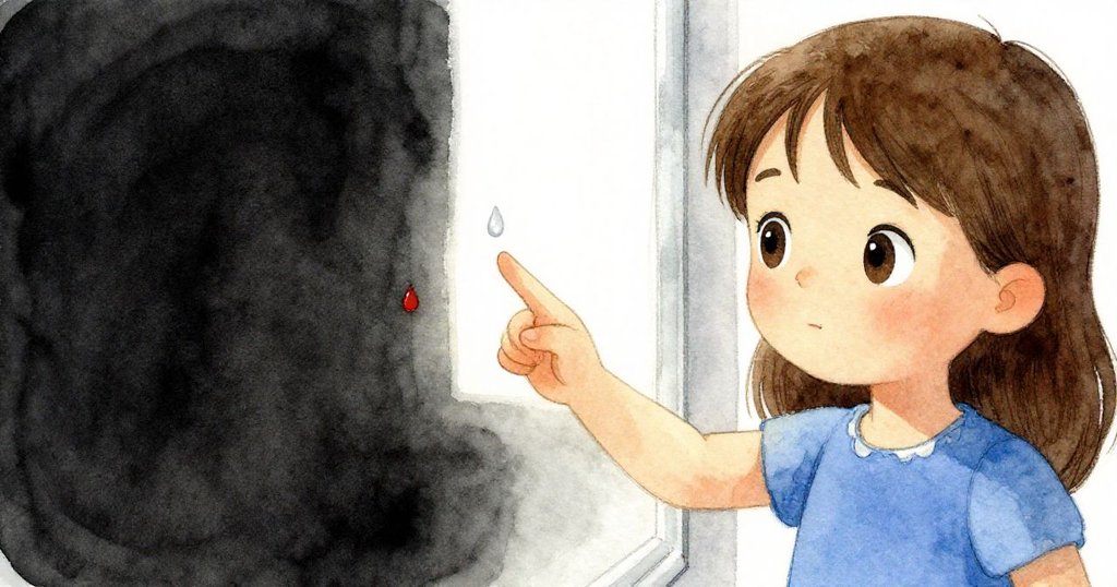 Dina 指尖輕觸最後水點，玻璃上水珠清晰定格，展現創作終章瞬間的細膩與凝固之美