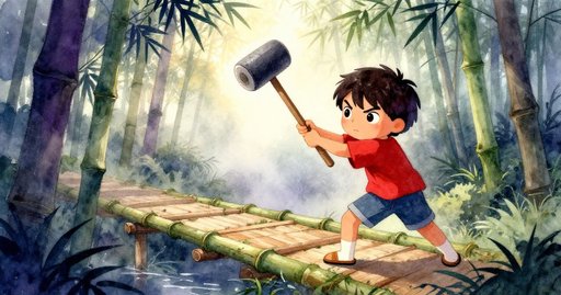 Chalk Dust on the Bamboo Bridge